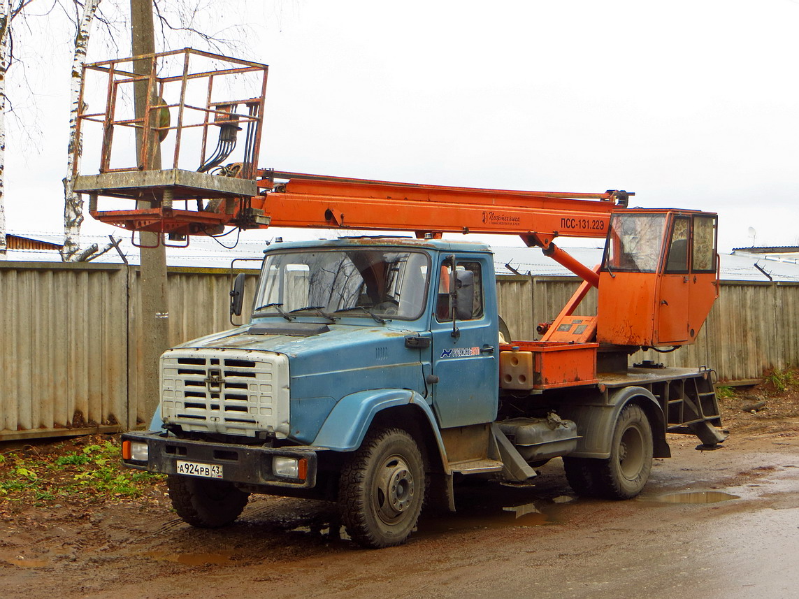 Кировская область, № А 924 РВ 43 — ЗИЛ-433362
