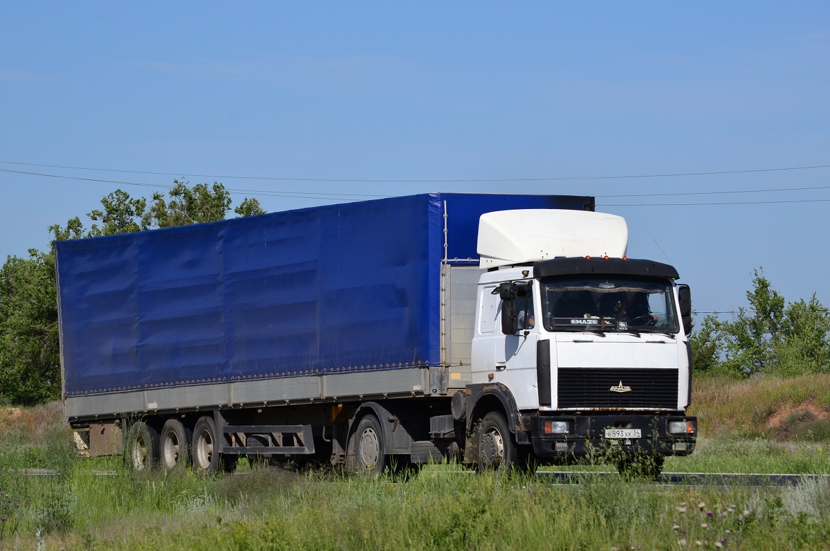 Волгоградская область, № К 893 ХК 34 — МАЗ-543205