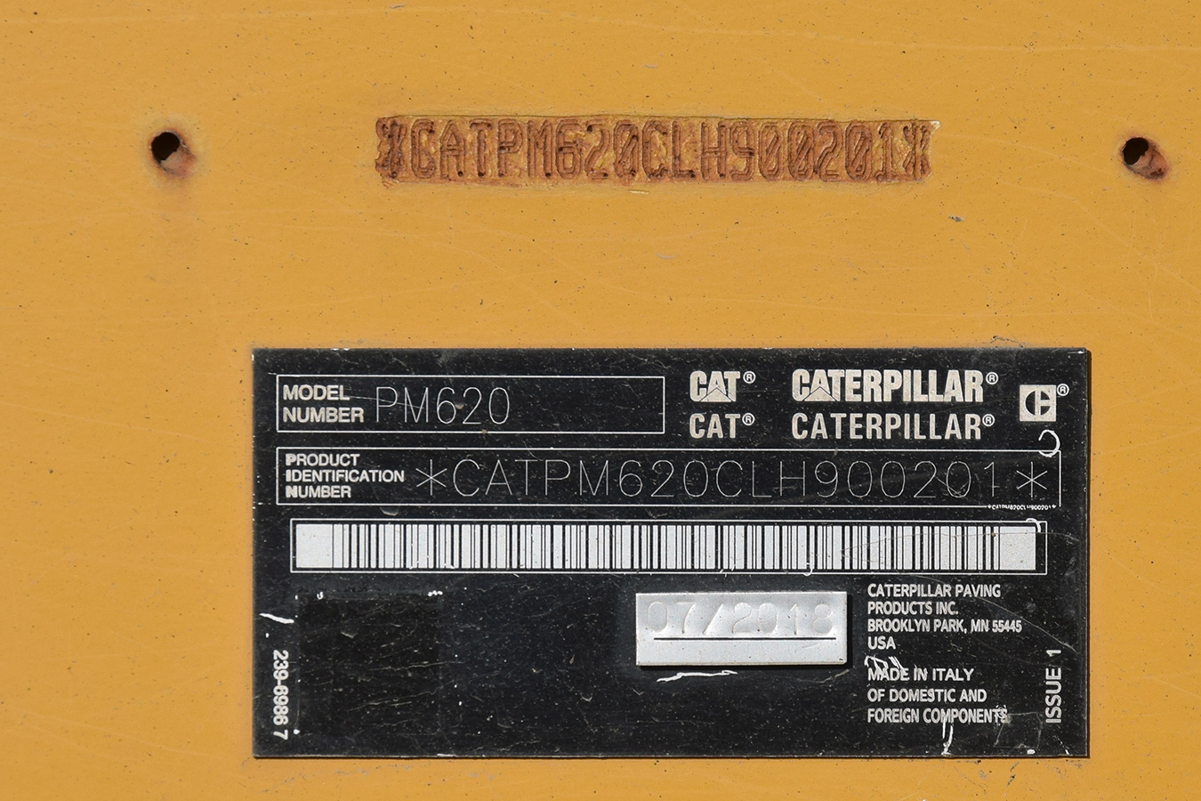 Волгоградская область, № 1147 ВМ 34 — Caterpillar PM620