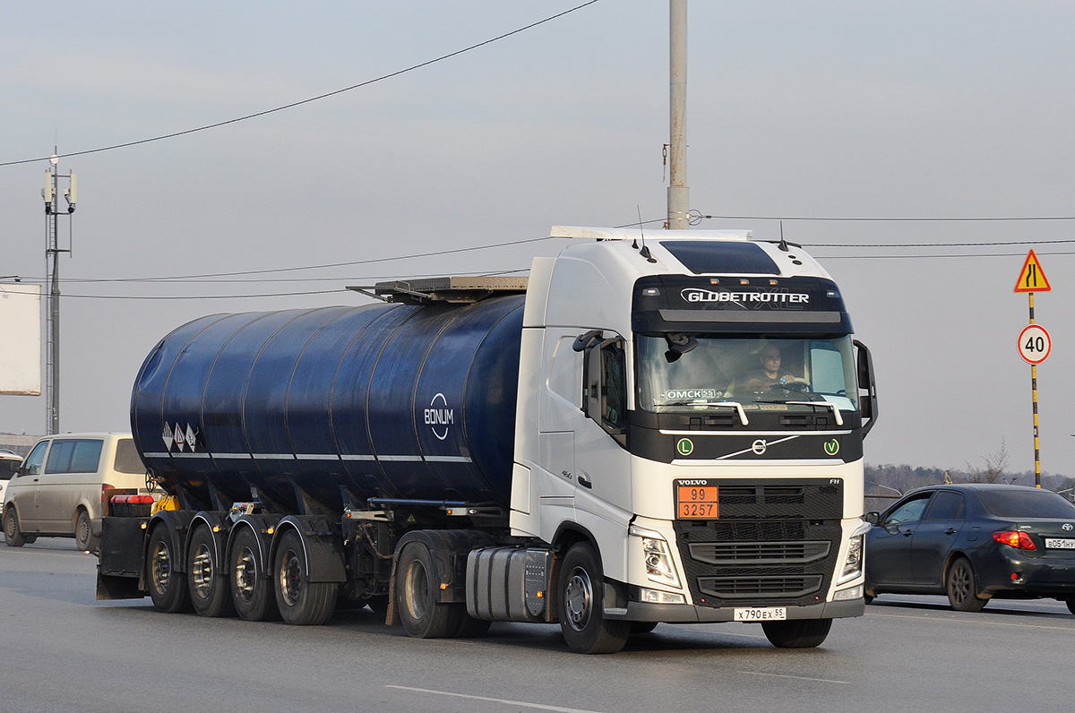Омская область, № Х 790 ЕХ 55 — Volvo ('2012) FH.460 [X9P]