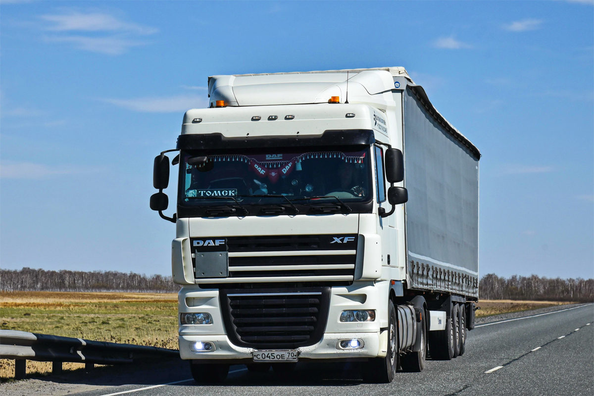 Томская область, № С 045 ОЕ 70 — DAF XF105 FT