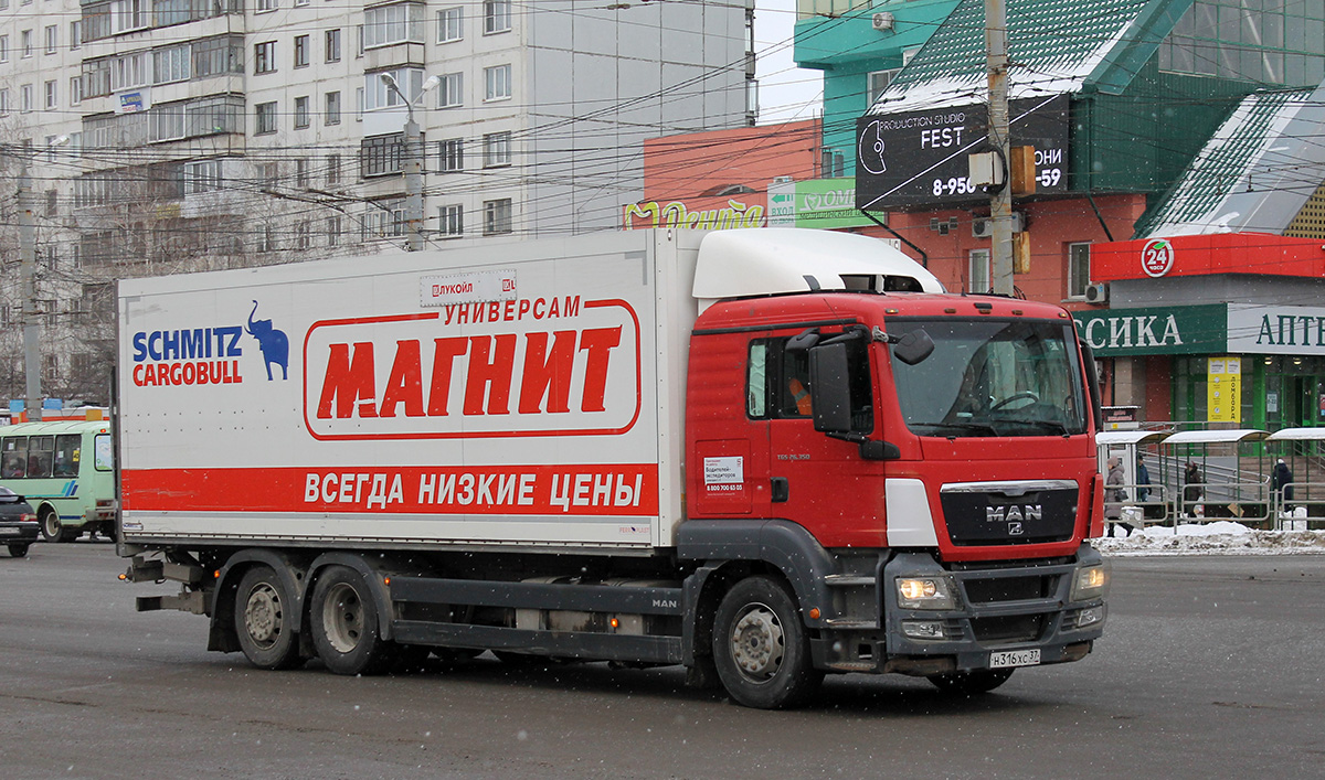 Челябинская область, № Н 316 ХС 37 — MAN TGS 26.350