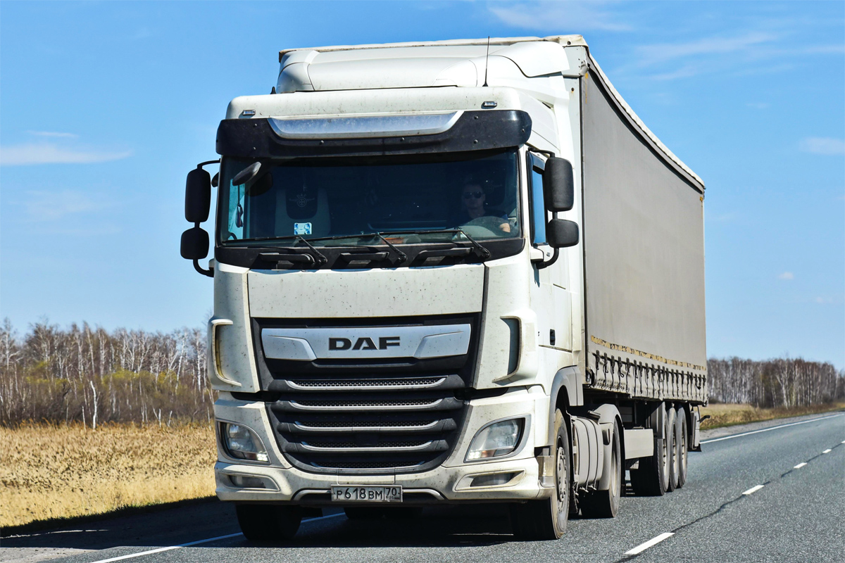 Томская область, № Р 618 ВМ 70 — DAF XF Euro6 (общая модель)