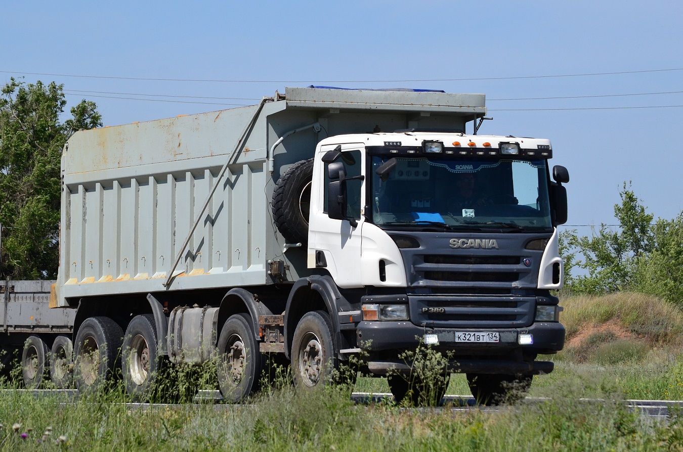 Волгоградская область, № К 321 ВТ 134 — Scania ('2004) P380