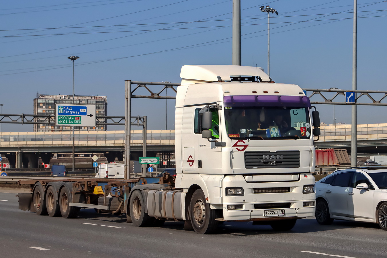 Санкт-Петербург, № К 222 СА 178 — MAN TGA 18.480