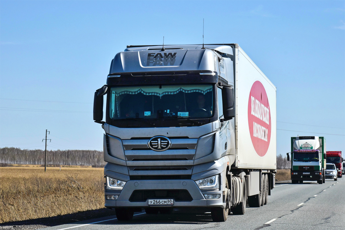 Псковская область, № У 266 СМ 60 — FAW J7 Eagle CA4180
