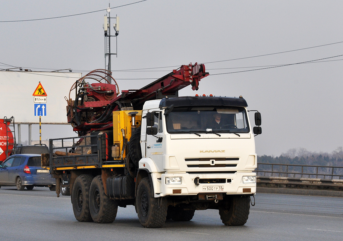 Омская область, № У 500 ТР 55 — КамАЗ-43118-RR(76) [431185-R]