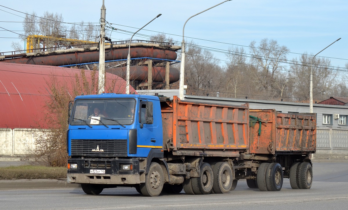 Кемеровская область, № Н 123 АР 142 — МАЗ-6501A9