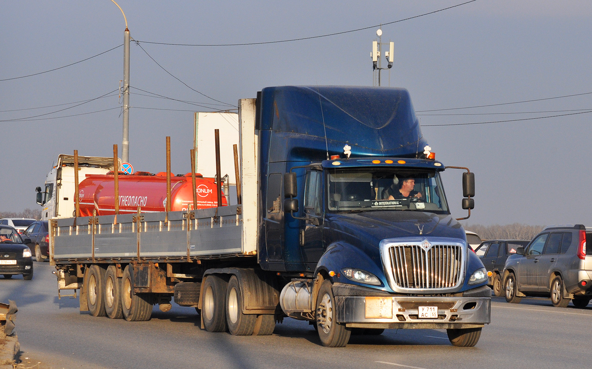 Омская область, № У 711 АС 55 — International Prostar
