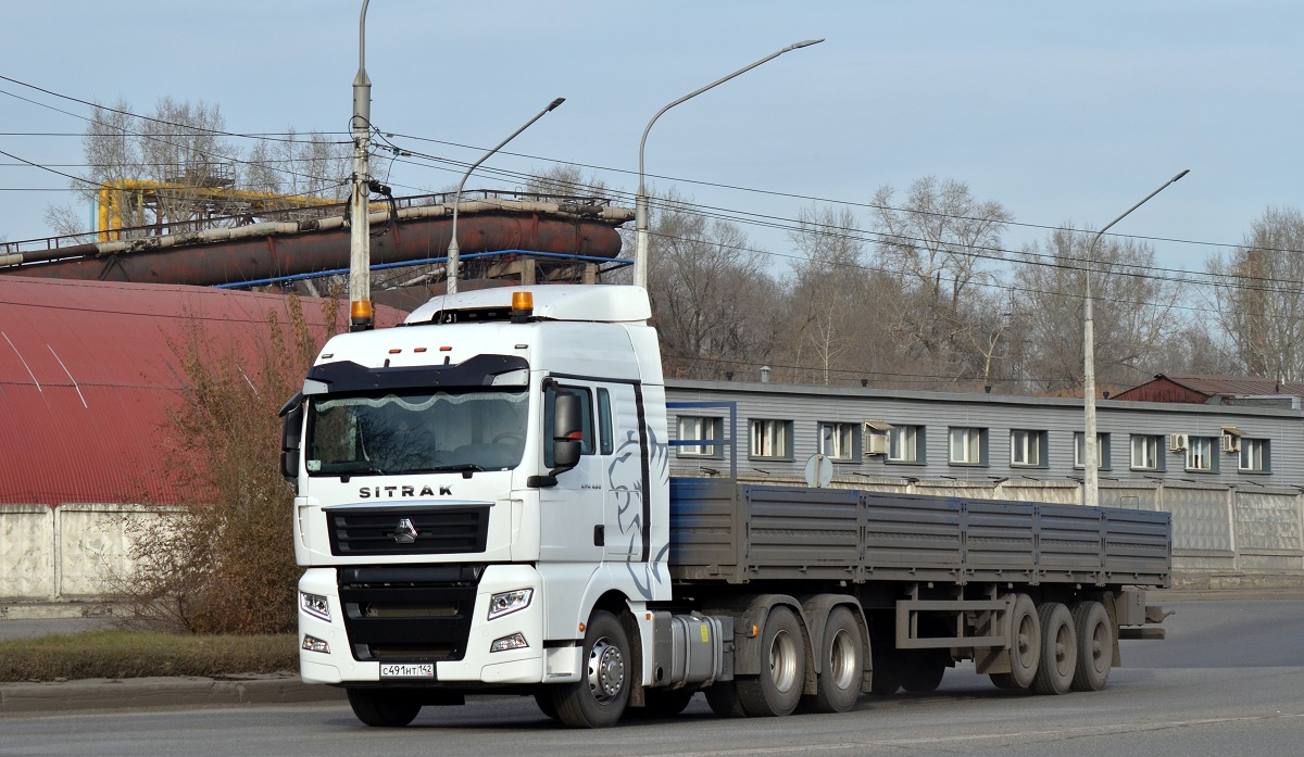 Кемеровская область, № С 491 НТ 142 — Sitrak C7H ZZ4256