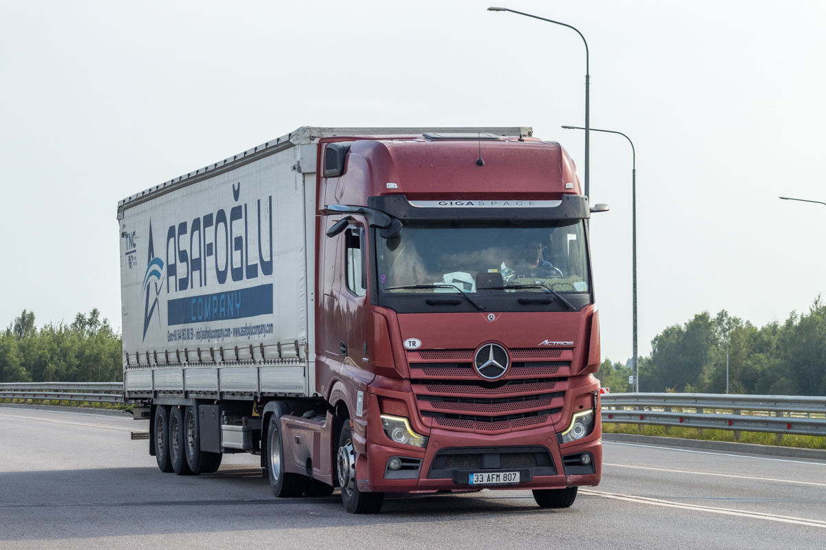 Турция, № 33 AFM 807 — Mercedes-Benz Actros ('2018) 1851