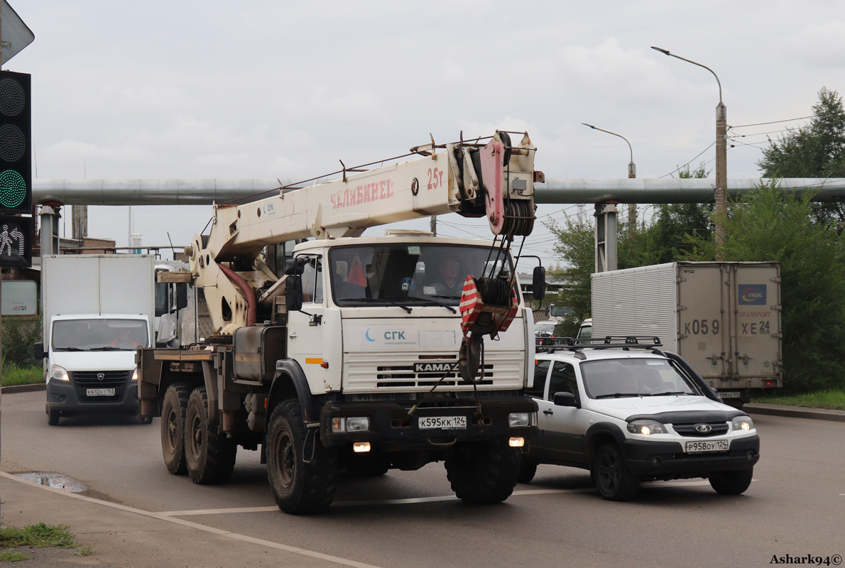 Красноярский край, № К 595 КК 124 — КамАЗ-43118-15 [43118R]