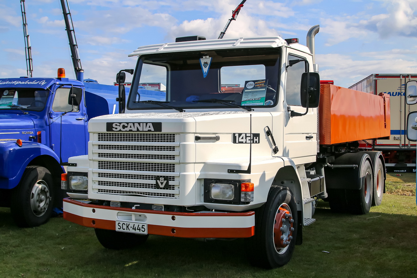 Финляндия, № SCK-445 — Scania (II) T-Series 142H; Финляндия — Power Truck Show 2019