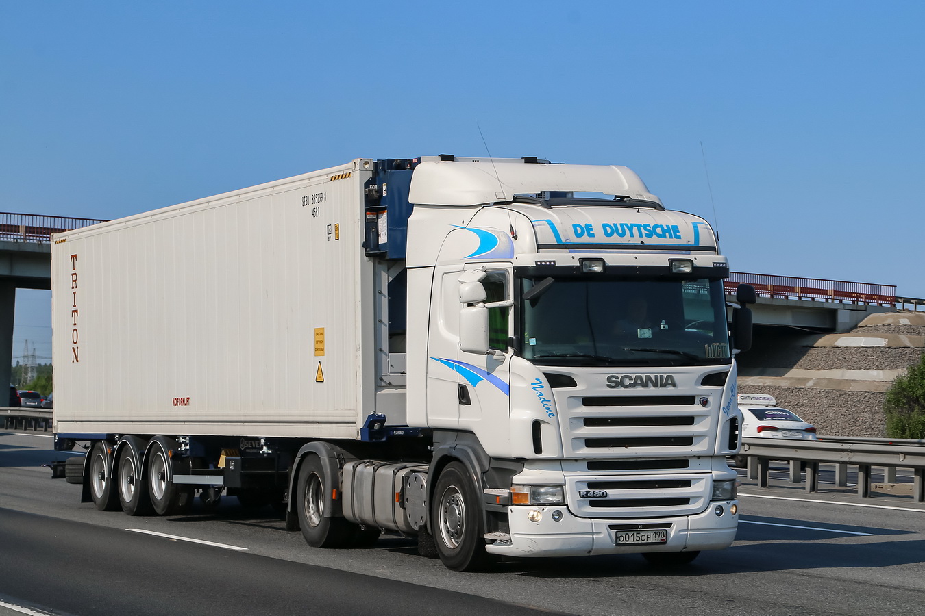 Московская область, № О 015 СР 190 — Scania ('2004) R480