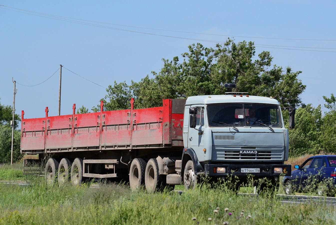 Волгоградская область, № А 114 АН 134 — КамАЗ-54115-13 [54115N]
