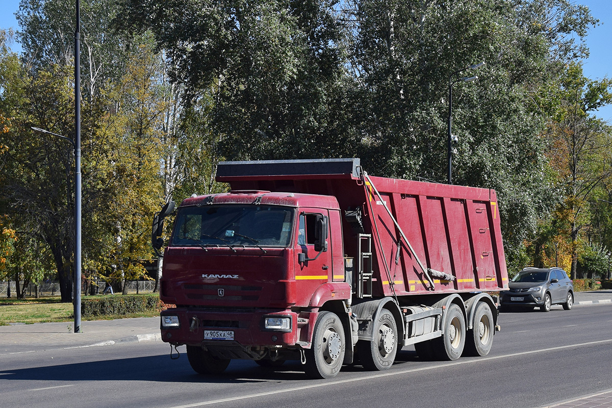 Липецкая область, № У 905 КА 48 — КамАЗ-65201-B5(49)