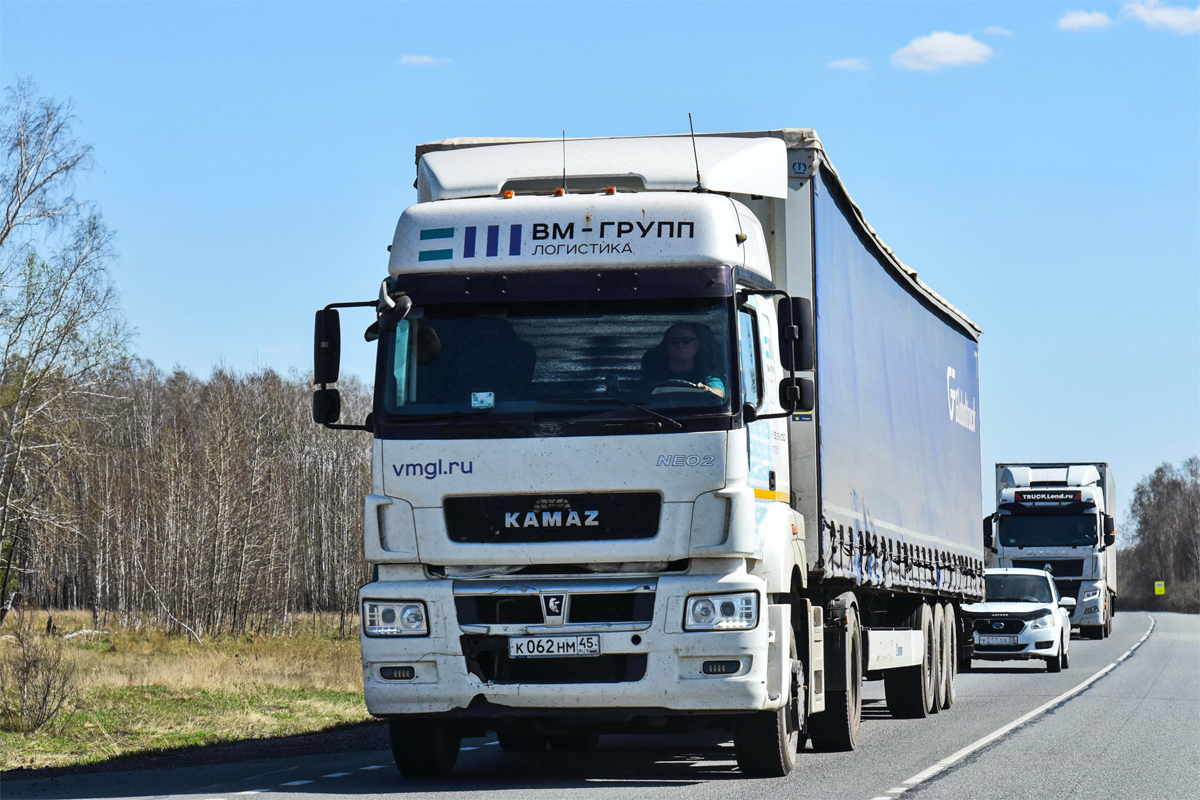 Курганская область, № К 062 НМ 45 — КамАЗ-5490-S5(87)