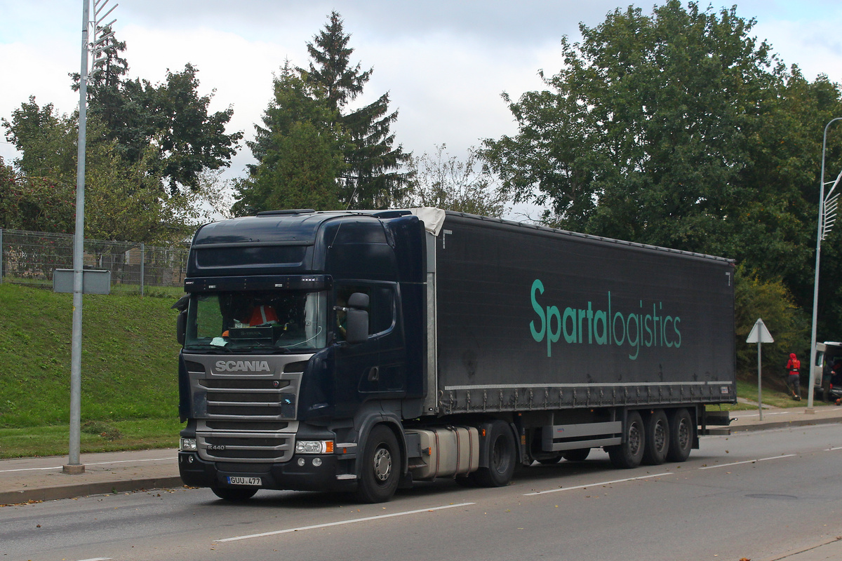 Литва, № GUU 477 — Scania ('2013) R440