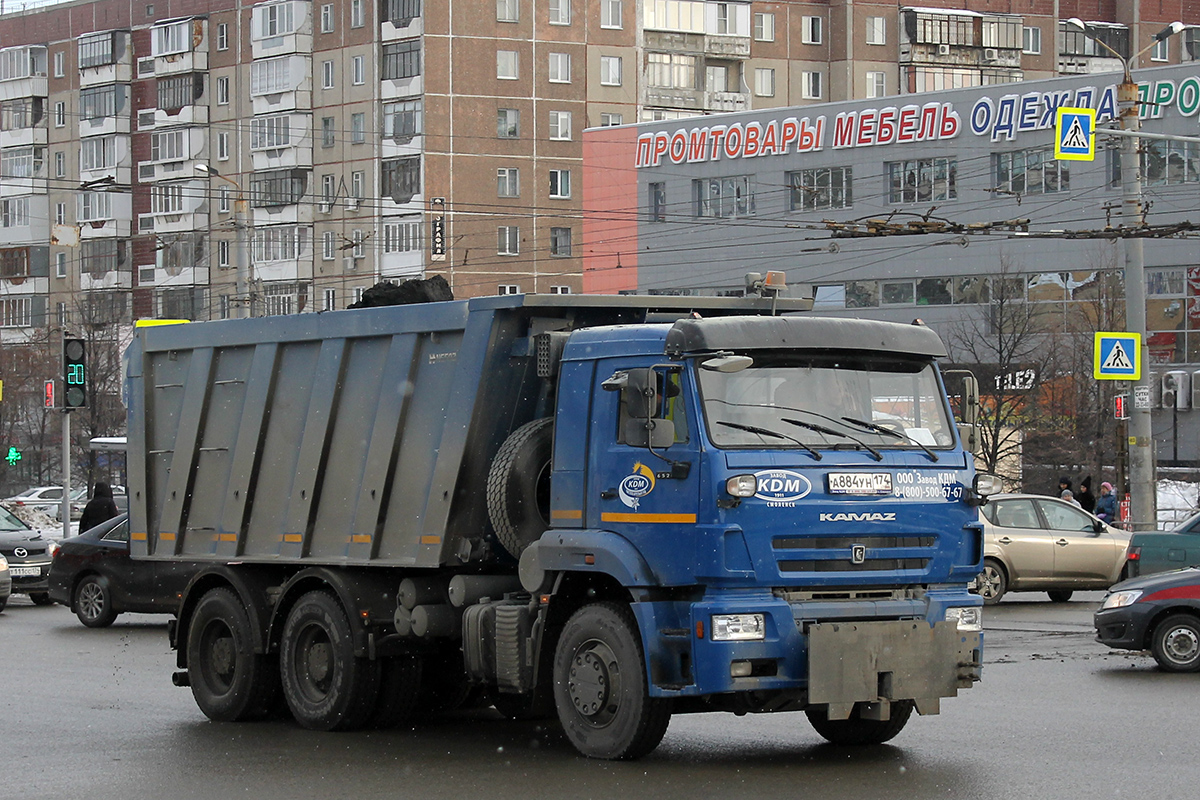 Челябинская область, № А 884 УН 174 — КамАЗ-6520-53