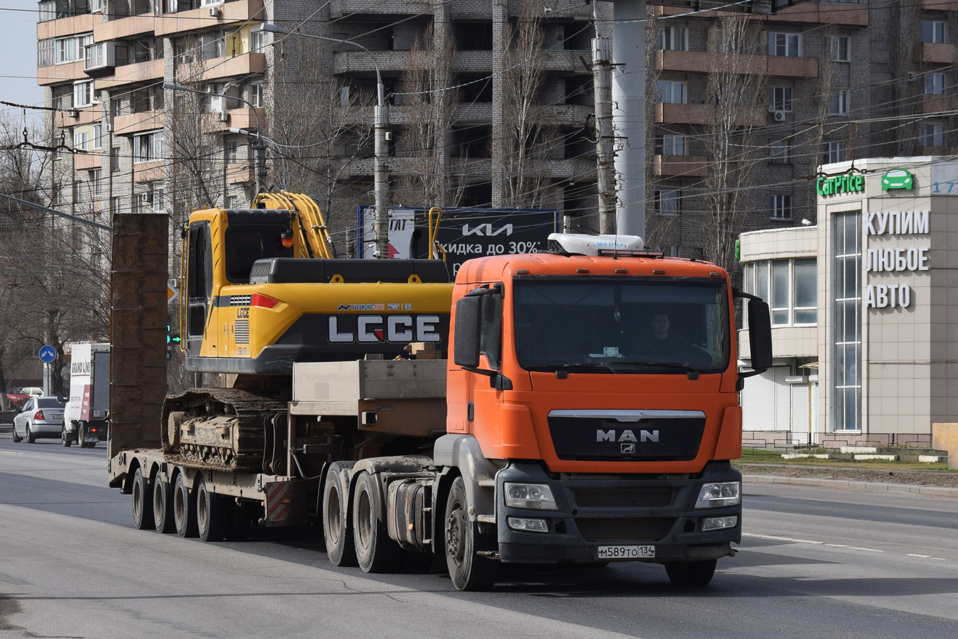 Волгоградская область, № М 589 ТО 134 — MAN TGS 33.440