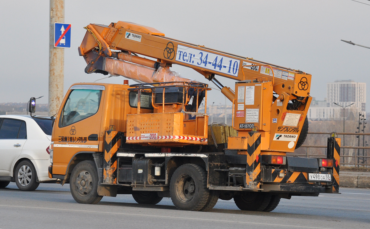 Омская область, № У 498 ОА 55 — Mitsubishi Fuso Canter