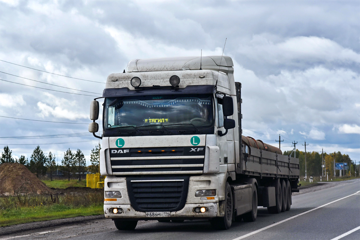 Свердловская область, № Р 684 МН 196 — DAF XF105 FT