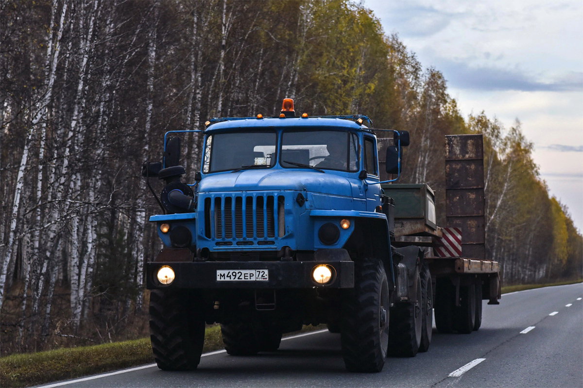 Тюменская область, № М 492 ЕР 72 — Урал-44202