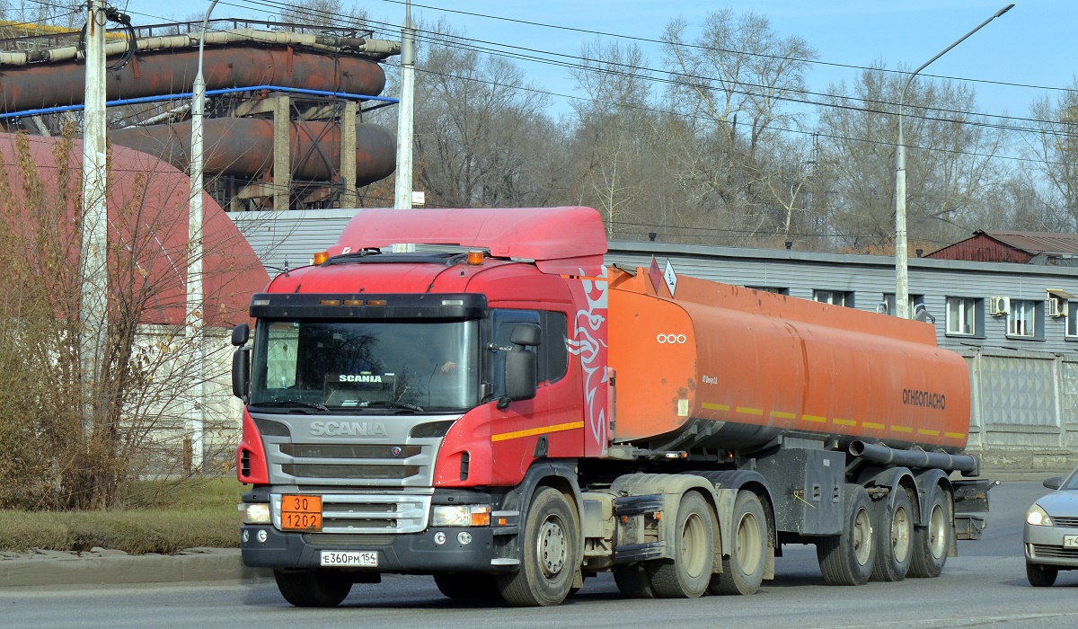 Новосибирская область, № Е 360 РМ 154 — Scania ('2011) P400