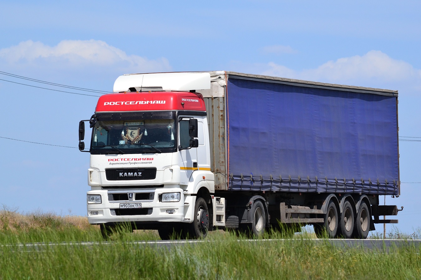 Ростовская область, № М 903 ВК 761 — КамАЗ-5490-S5(87)