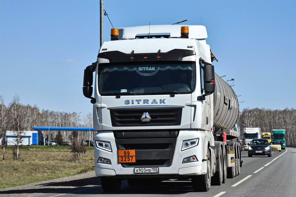 Омская область, № А 905 МВ 155 — Sitrak C7H ZZ4256