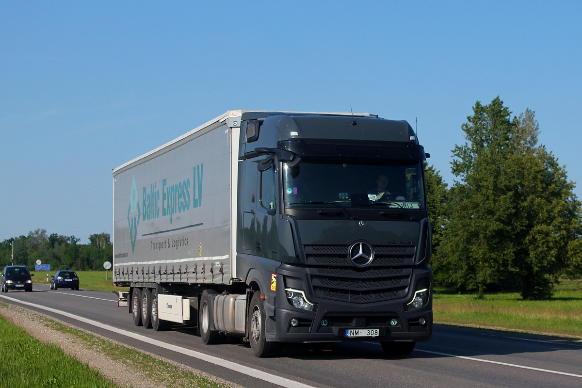 Латвия, № NM-308 — Mercedes-Benz Actros ('2018)