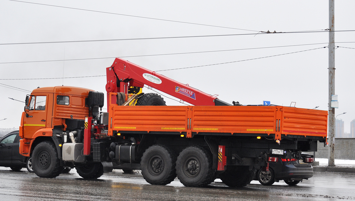 Омская область, № А 117 ХА 155 — КамАЗ-43118 (общая модель)
