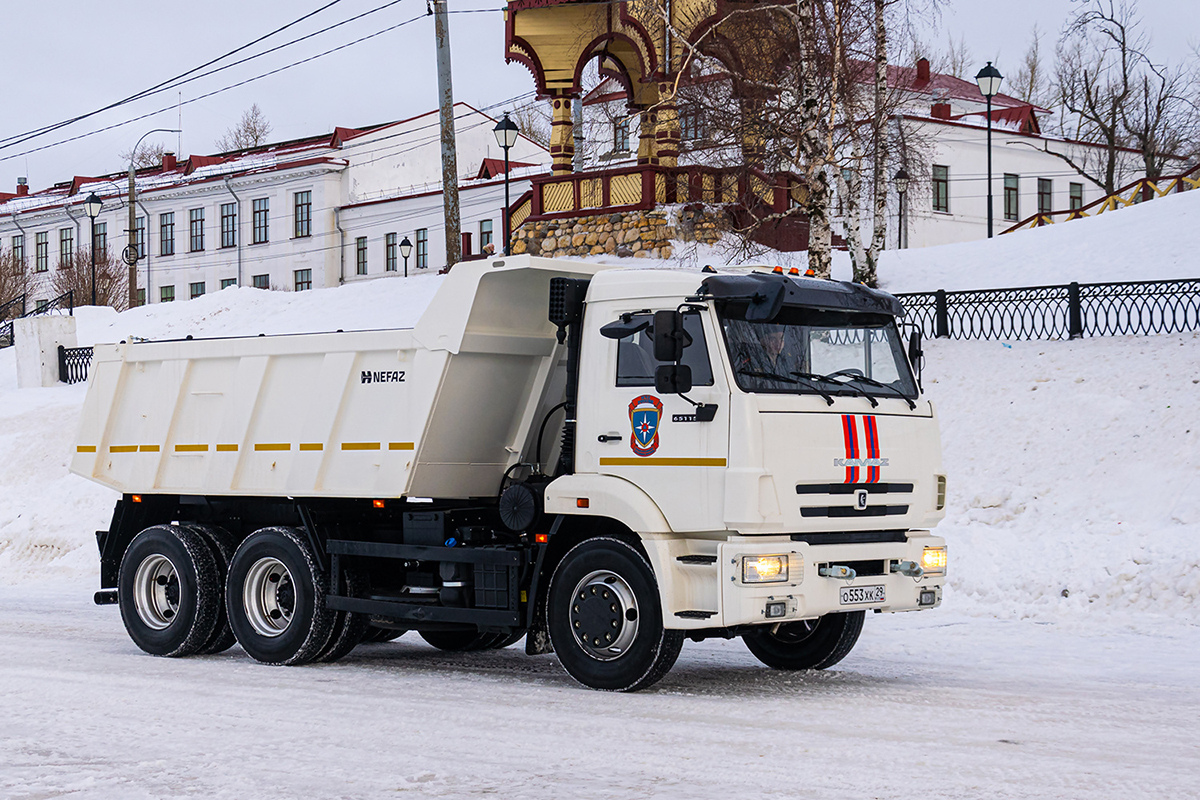 Архангельская область, № О 553 ХК 29 — КамАЗ-65115-50