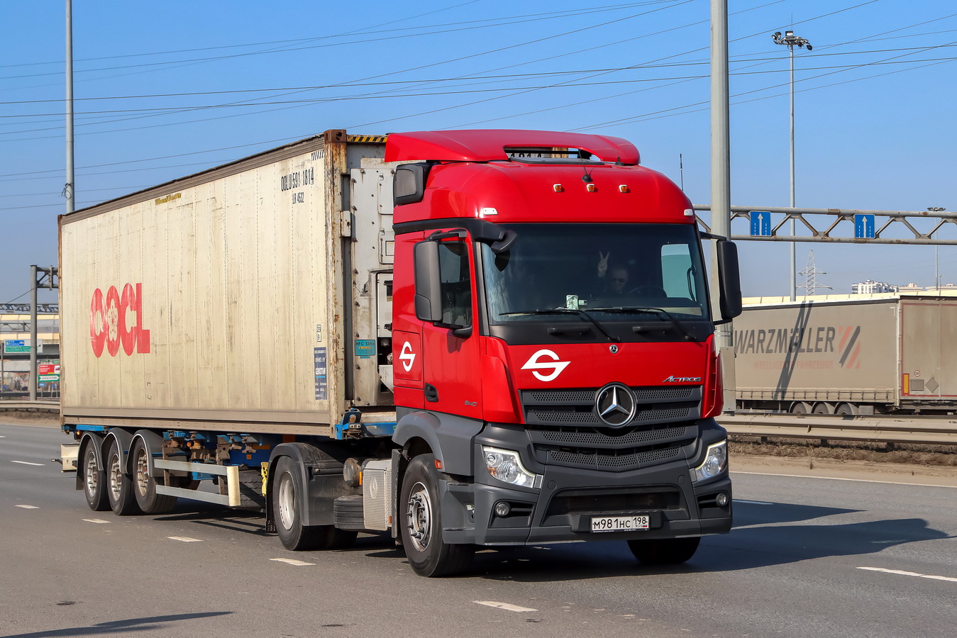 Санкт-Петербург, № М 981 НС 198 — Mercedes-Benz Actros '18 1840 [Z9M]