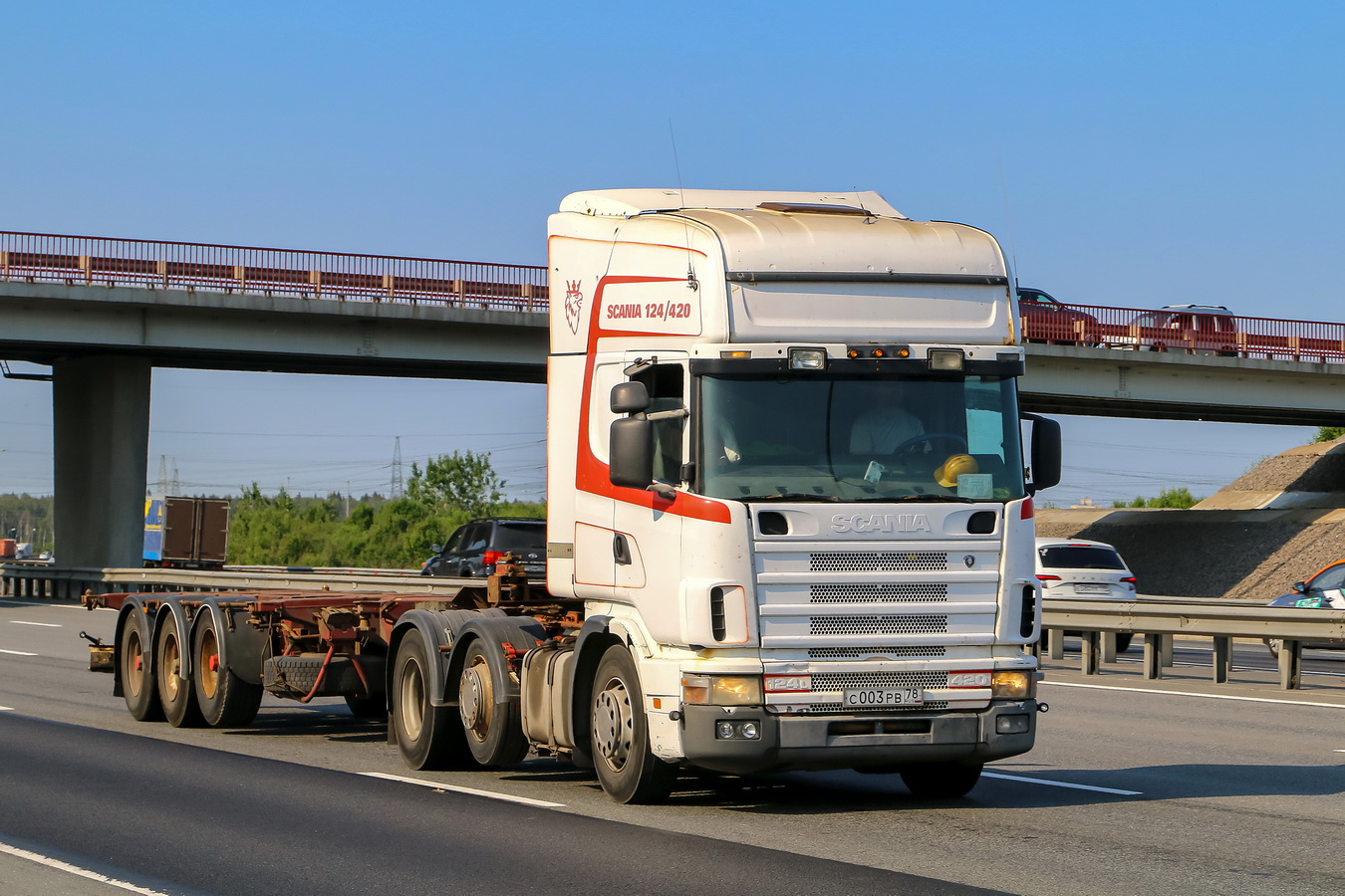 Санкт-Петербург, № С 003 РВ 78 — Scania ('1996) R124L