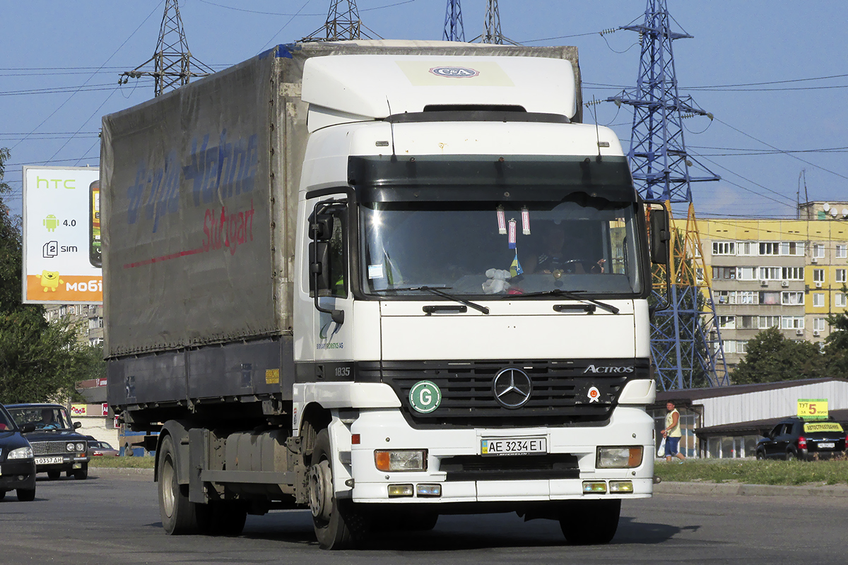 Днепропетровская область, № АЕ 3234 ЕІ — Mercedes-Benz Actros ('1997) 1835