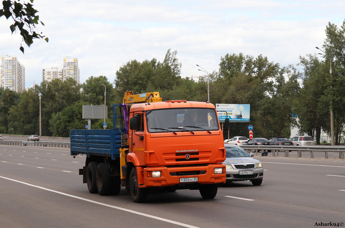Красноярский край, № Т 353 ОС 24 — КамАЗ-65115-D3(97)