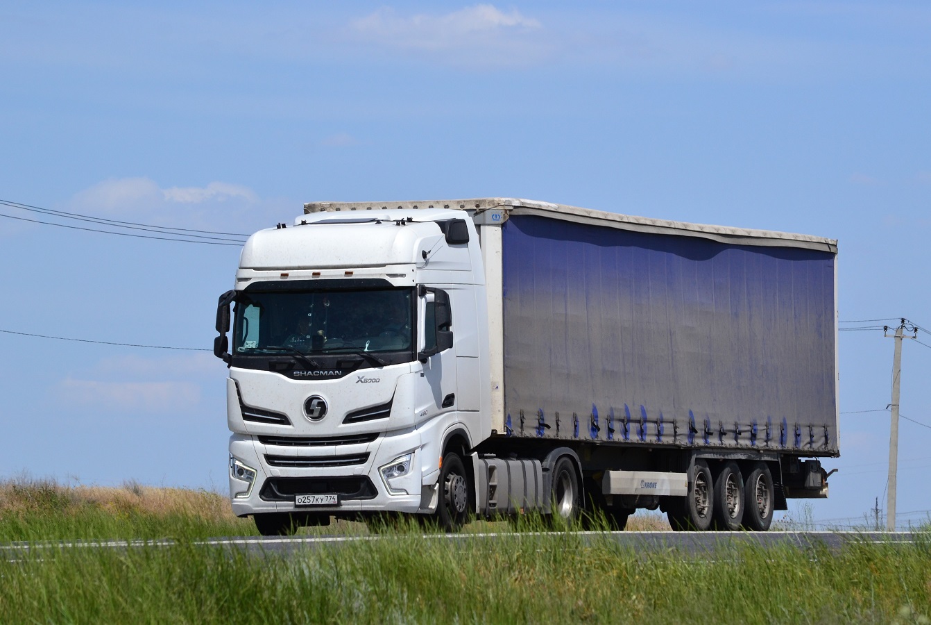 Челябинская область, № О 257 КУ 774 — Shaanxi Shacman X6000 SX4188