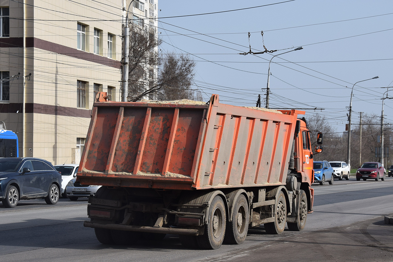 Волгоградская область, № К 749 ВС 134 — КамАЗ-65201-53