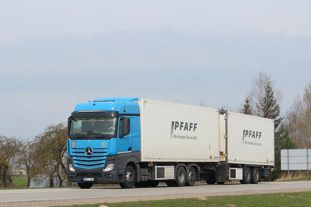 Литва, № MPO 368 — Mercedes-Benz Actros ('2011) 2551