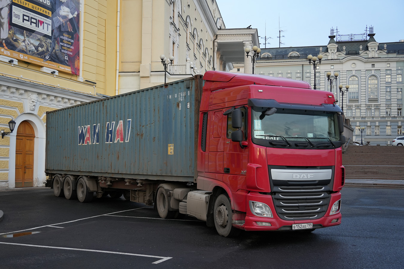 Москва, № В 152 АЕ 799 — DAF XF Euro6 FT