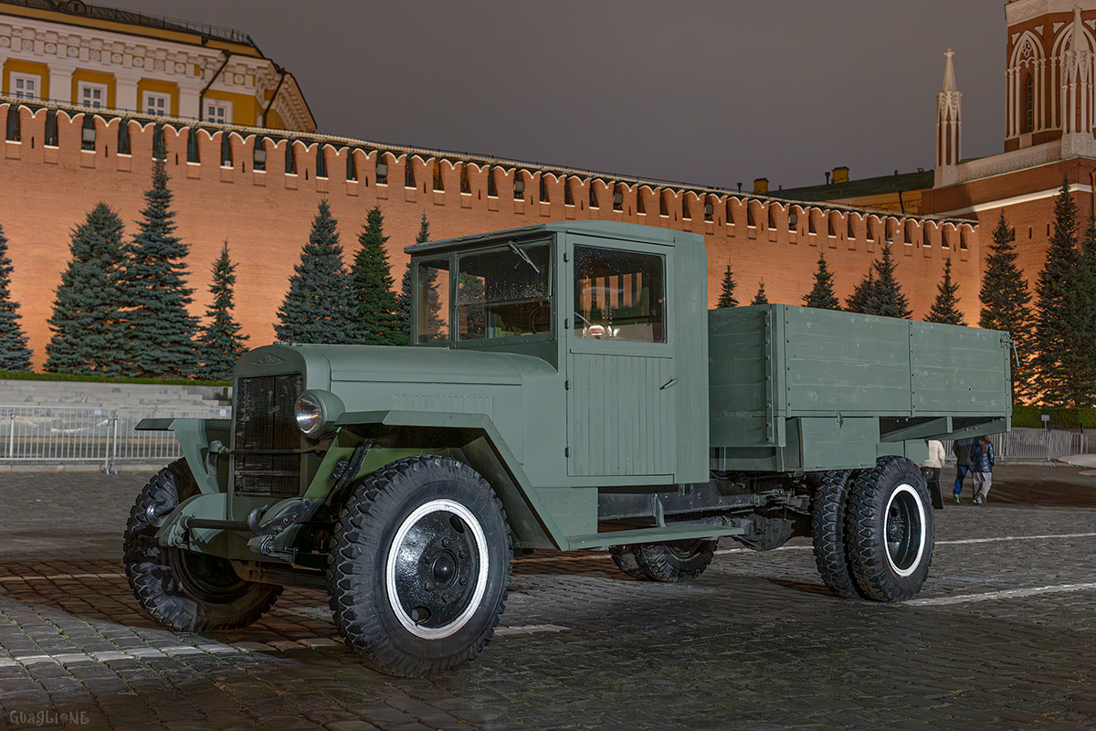 Москва, № (77) Б/Н 0215 — ЗИС-5; Москва — Автомобили без номеров; Москва — Музей "Город живых историй" в честь годовщины парада 1941 года