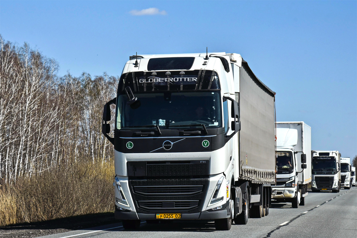 Алматы, № P 0255 02 — Volvo ('2024) FH.460