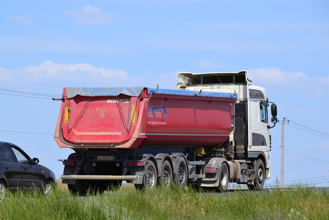 Волгоградская область, № ЕВ 9009 34 — Schmitz Cargobull S.KI (общая модель)