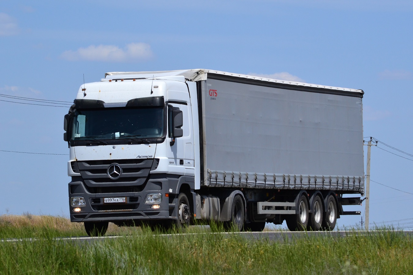 Татарстан, № В 997 КА 716 — Mercedes-Benz Actros ('2009) 1844
