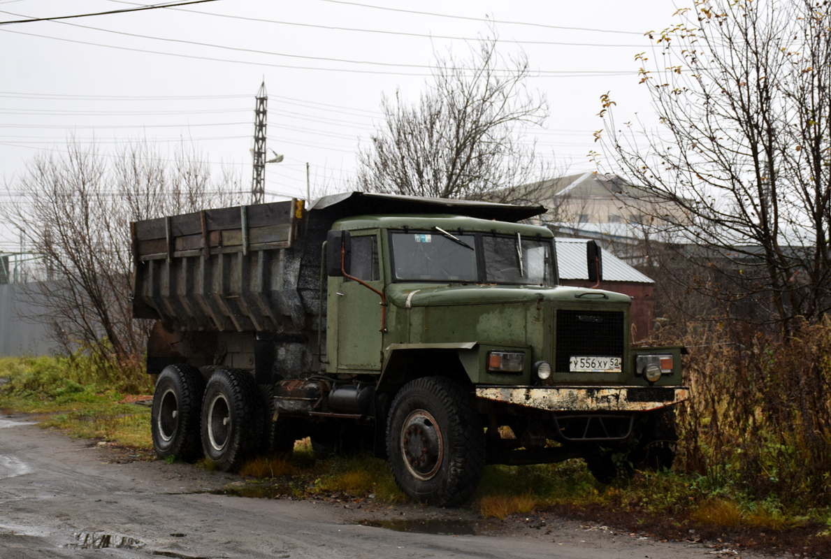 Нижегородская область, № У 556 ХУ 52 — КрАЗ (общая модель)