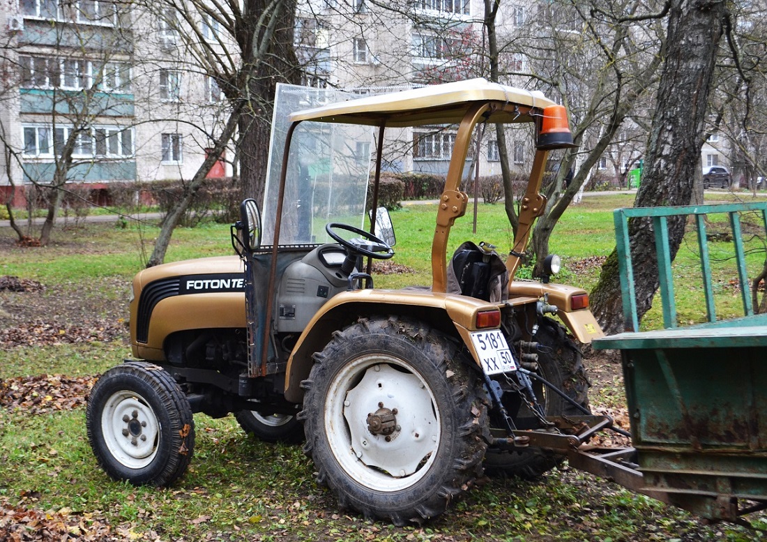 Московская область, № 5181 ХХ 50 — Foton Lovol (общая модель)