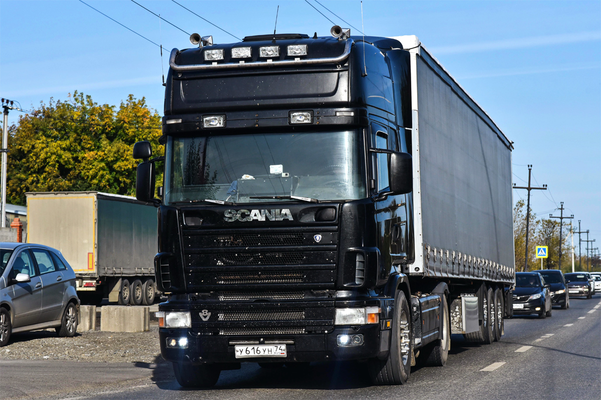 Челябинская область, № У 616 УН 74 — Scania ('1996, общая модель)