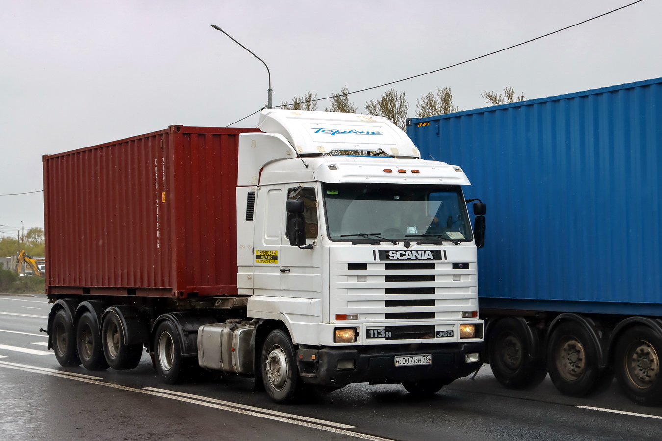 Санкт-Петербург, № С 007 ОН 78 — Scania (III) R113H