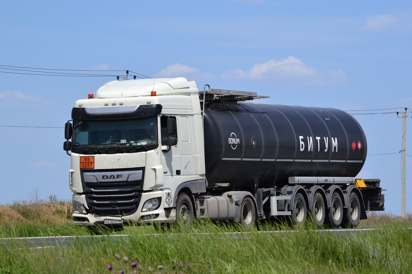 Чечня, № М 030 КС 95 — DAF XF Euro6 FT